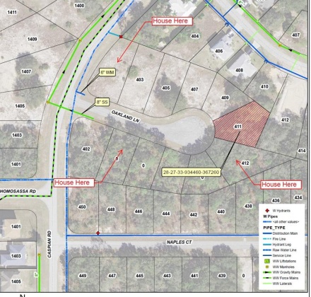 402 OAKLAND LANE, POINCIANA, Florida 34759, ,Land,For Sale,OAKLAND,O6011267